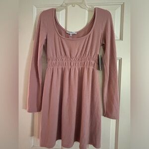 NWT Velvet Torch Pink Babydoll Dress-Size Medium